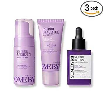 Some By Mi Retinol Bakuchiol anti aging skincare set front view