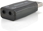 VizGiz USB audio controller illustrating universal compatibility with computers and Raspberry Pi devices.