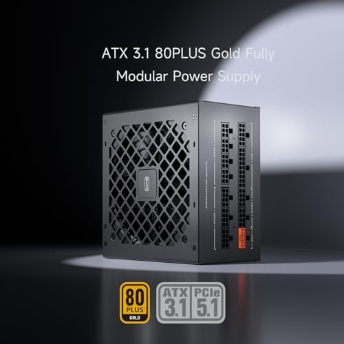 PCCOOLER 850 Watt modular power supply interface panel highlighting the organized plug layout for customizable cable management.