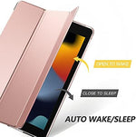 MoKo slim lightweight hard back protective shell rose gold