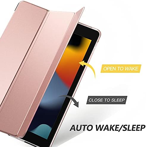 MoKo slim lightweight hard back protective shell rose gold