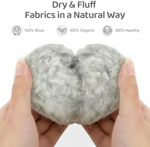 Anpilipala eco friendly laundry drying balls displaying the reusable premium construction.
