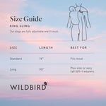 Close up view of the premium gold ring closure on the WildBird infant sling