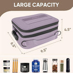 Baleine waterproof stash box with customizable dividers and mesh pockets