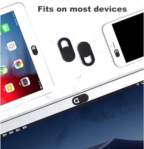 CaseHQ webcam cover pack displaying the ultra thin profile of the individual slider pieces.