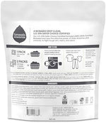 Close up of Seventh Generation bio-based laundry pods for tough stain removal.