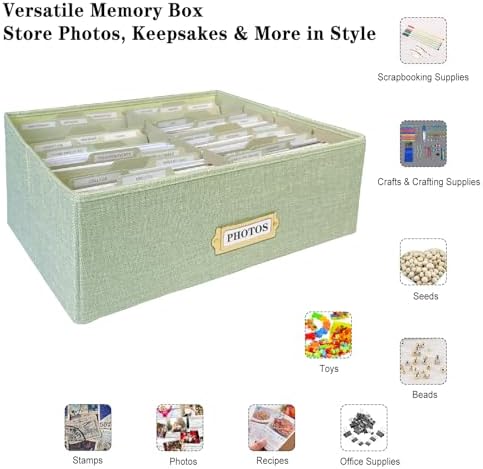 Side view of Sprsthai linen storage box with label