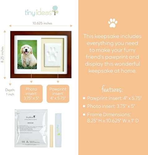 Non toxic air dry clay for dog and cat footprint impressions packaged inside box