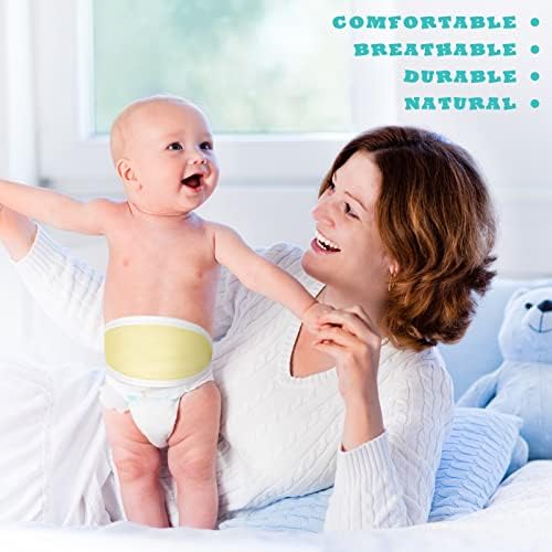 Soft pastel colors of Hoolerry infant belly binders