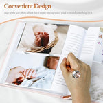 Holoary family memory album showing highly transparent PVC free protective pockets