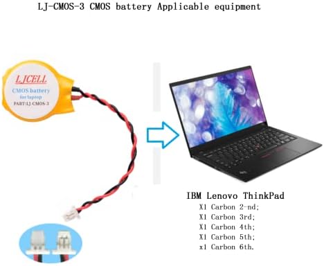 Full overview layout of the replacement internal time tracking battery with wire leads extended