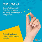Wild caught ultra purified fish oil capsules from Qunol