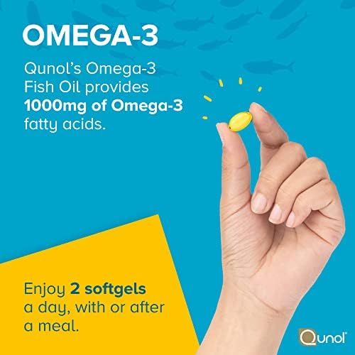 Wild caught ultra purified fish oil capsules from Qunol
