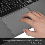 Applying electrostatic adhesive laptop protective film to keyboard deck
