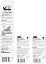Clinical display of GUM Stimulator for daily dental hygiene