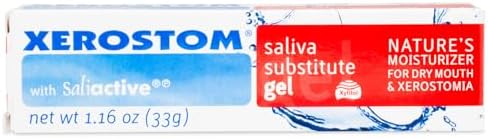 Authentic Xerostom Saliactive gel tubes for increasing salivary flow