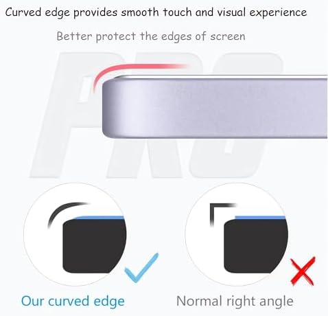 Close up of Maomini 9H hardness screen protector for 10 inch tablet