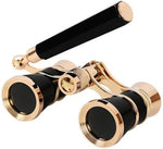 ARIPRO theater binoculars with the lorgnette handle fully extended