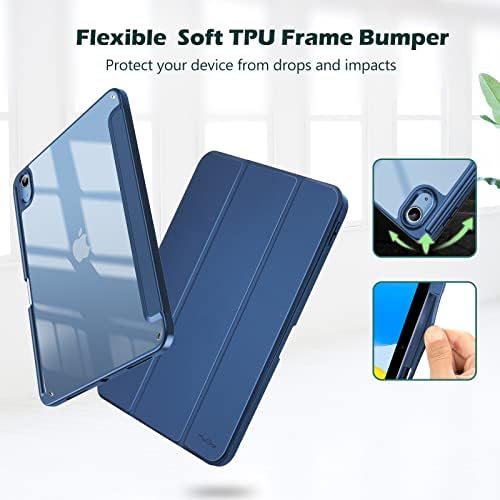 ProCase trifold magnetic stand folded into typing angle position