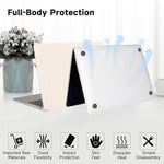 Complete iCasso kit including the white hard case custom silicone keyboard layout skin and transparent screen film