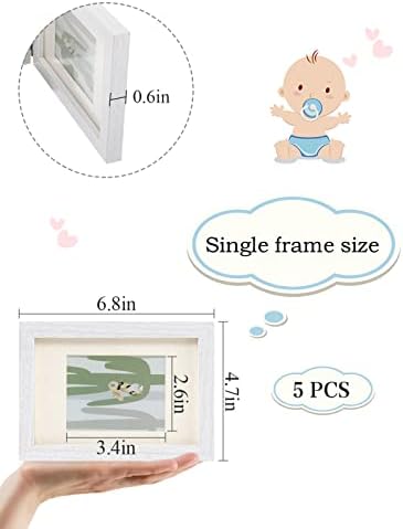 Biubee first photo frame for pregnant mom gifts folded into a compact box structure for storage