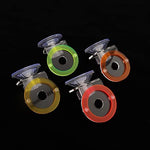 Kcrygogo single hole coral rack showing the strong suction cup assembly for aquarium glass placement