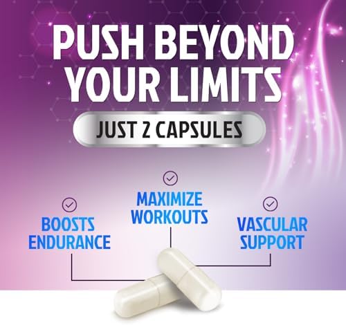 Close up of Nature's Peak nitric oxide booster capsule