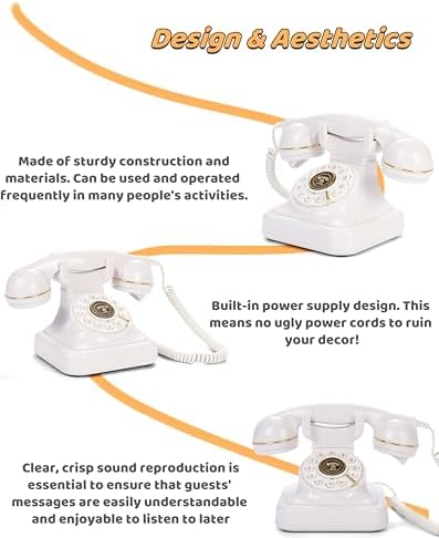 RetroVox wedding guest book phone with accessories and packaging