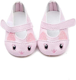 Side profile of stylish leather doll shoes and boots