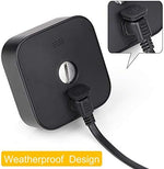 iTODOS 25 feet flat charging cable running through a closed house window gap