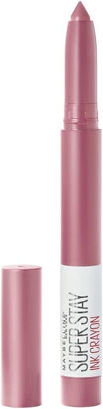 Maybelline Super Stay Ink Crayon Lipstick Makeup, Precision Tip Matte Lip Crayon with Built-in Sharpener, Longwear Up To 8Hrs, On The Grind, Purple Mauve Pink, 1 Count - Image 7