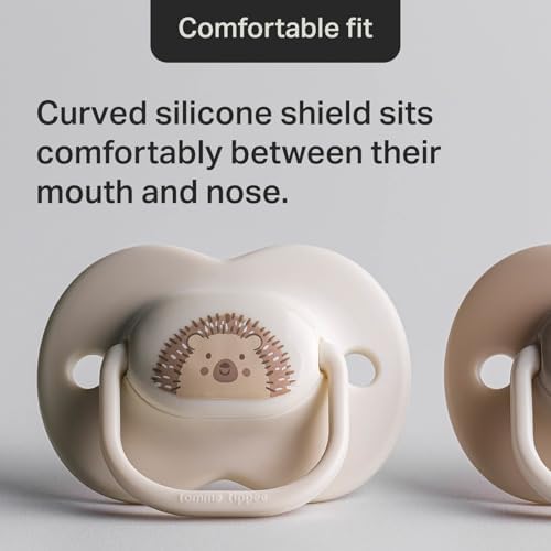 Durable medical-grade silicone teats on Anytime Matte series pacifiers