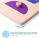 LiKee Montessori inspired sorting toy demonstrating spatial awareness and fine motor skill development.