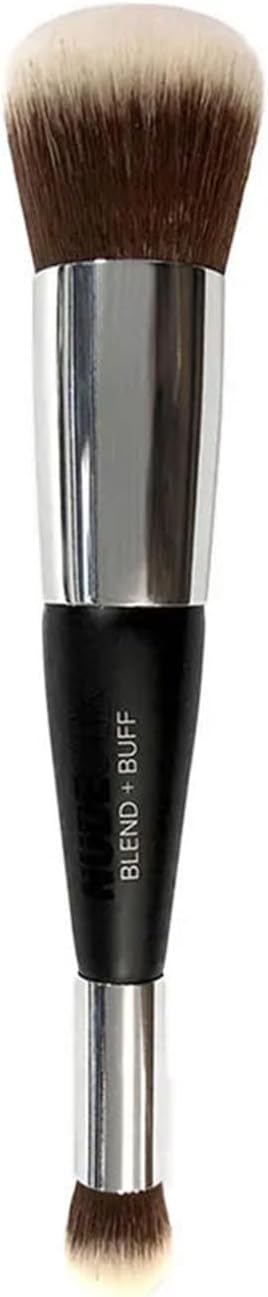 Nudestix Blend and Buff Brush front view dual-ended makeup tool