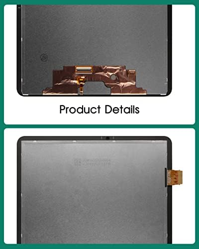 SRJTEK adhesive tape and premium glass screen assembly close view