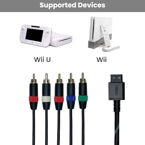 High-definition analog audio video multi-out connector plug close-up view.
