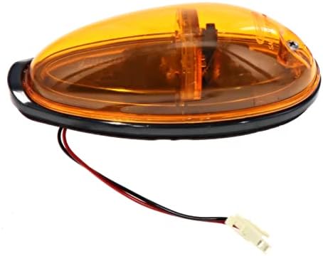 Authentic commercial cab marker lamp detailing the exposed single screw mounting hole design.