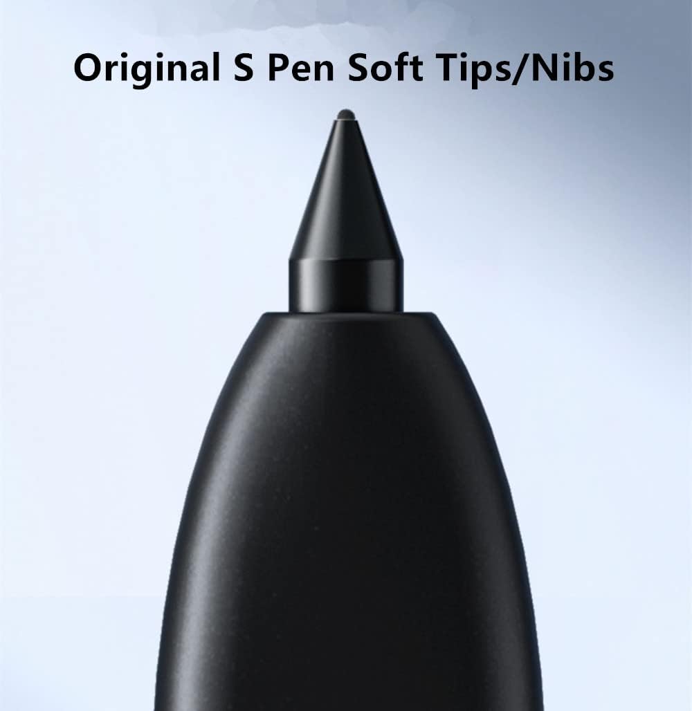 [10Pcs] OEM Tab S8 Soft Tips,Nibs [0.7mm] Replacement for Samsung Galaxy Tab S8/Tab S6 Lite/Tab S7/Book Pro 360 Stylus S Pen with Tools (Black) - Image 2