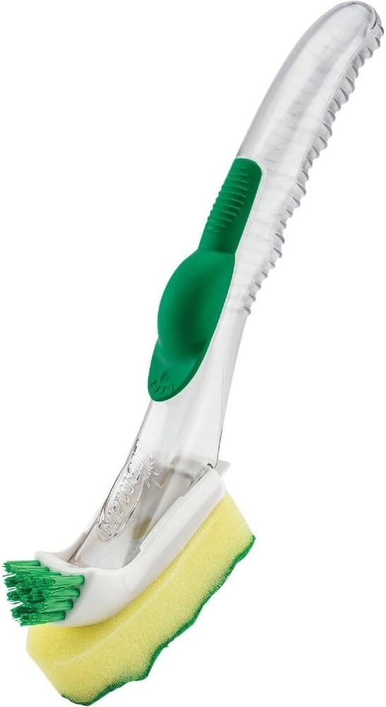 Libman commercial scour dish wand front view kitchen cleaning tool