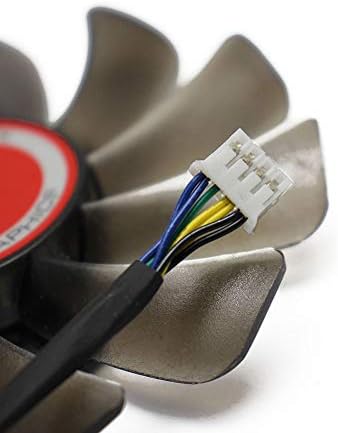 Close-up view of the thirty-nine millimeter mounting holes on the CCTVA graphics card replacement fan frame