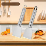 Using Auhsgch stainless steel scraper to remove ice from refrigerator freezer