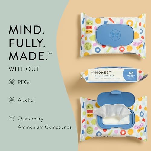 The Honest Company Toddler Hypoallergenic Flushable Wipes, 126 Count - Image 6