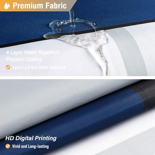 BTTN premium polyester bathroom curtain set showing top reinforced grommets