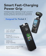 Difesuro electronic power bank handle showcasing the bidirectional Type-C charging port input