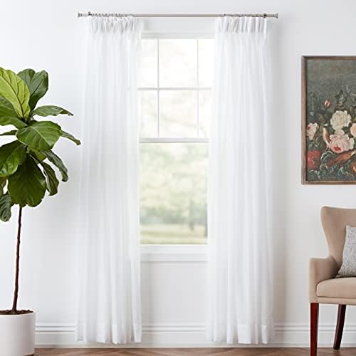 Stylemaster Splendor Pinch Pleated Drapes, 96 by 84-Inch, White - Image 7
