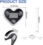 Generic heart shaped car ambient light in night setting