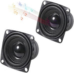 Pair of Almocn 10W DIY audio speakers side profile