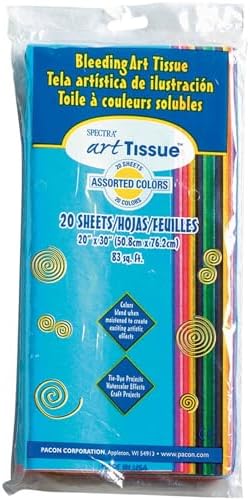 Pacon Spectra Art Tissue, 20 x 30, 20 Assorted Colors, 20 Sheets/Pack - Image 6