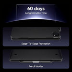 Doqo heavy duty smart folio style keyboard case closed completely to show full body protection.