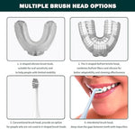 Sunartec sonic electric toothbrush displaying the cold light teeth whitening mode feature